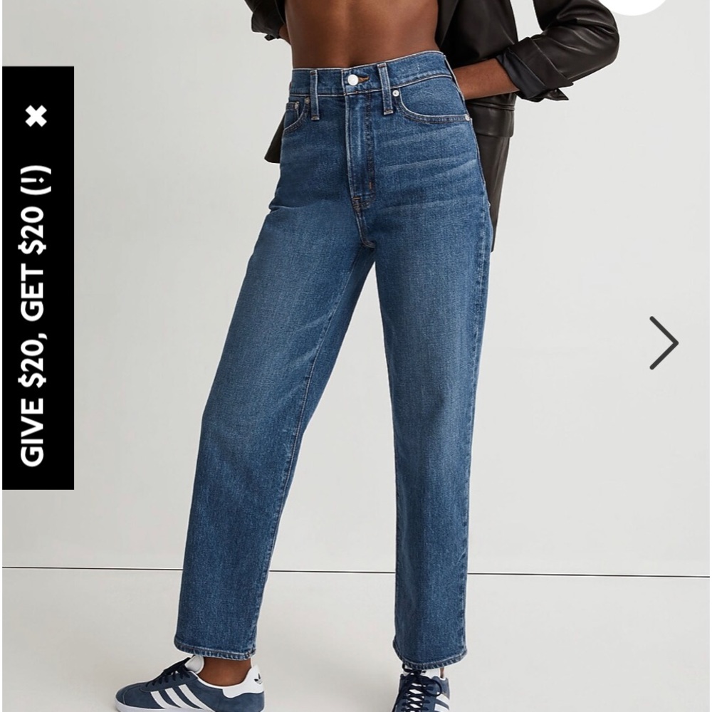 Madewell Petite Perfect Vintage Straight Jeans